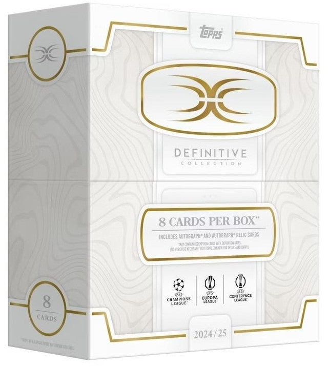 2024/25 Topps Definitive UEFA Club Competitions Soccer Hobby Box