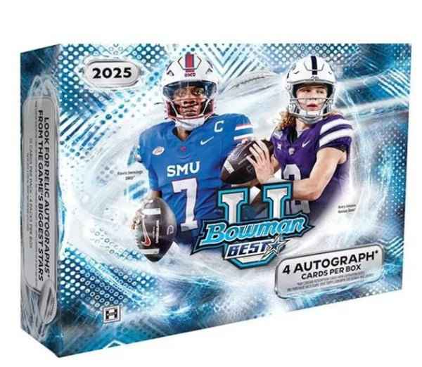 2025 Bowman University Best Football Hobby Box - CardVault Store