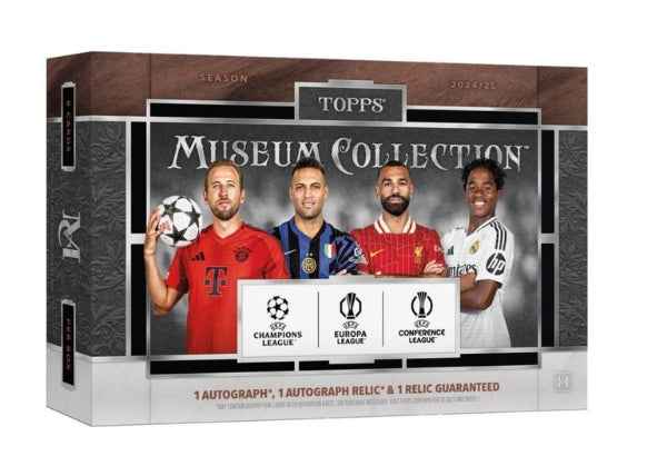 2025/26 Topps UEFA Club Competitions Museum Collection Soccer Hobby Box (PRE-ORDER) - CardVault Store