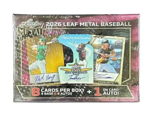 2026 Leaf Metal Baseball Hobby Box - CardVault Store