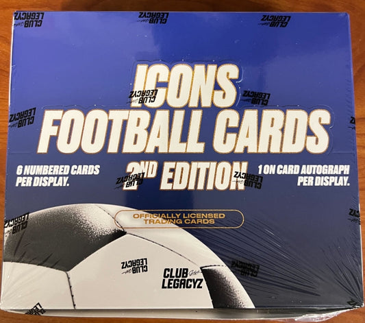2025 Club Legacyz Icons Soccer 2nd Edition Hobby Box