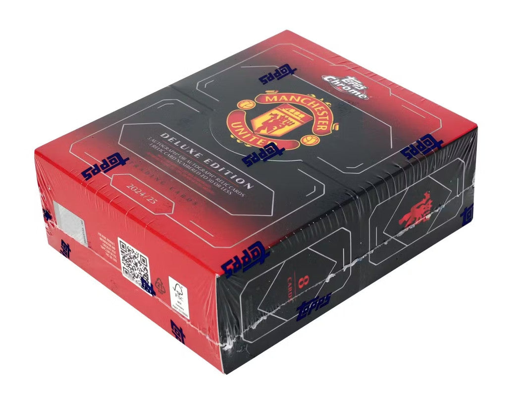 2024/25 Topps Chrome Manchester United Deluxe Edition Soccer Hobby Box