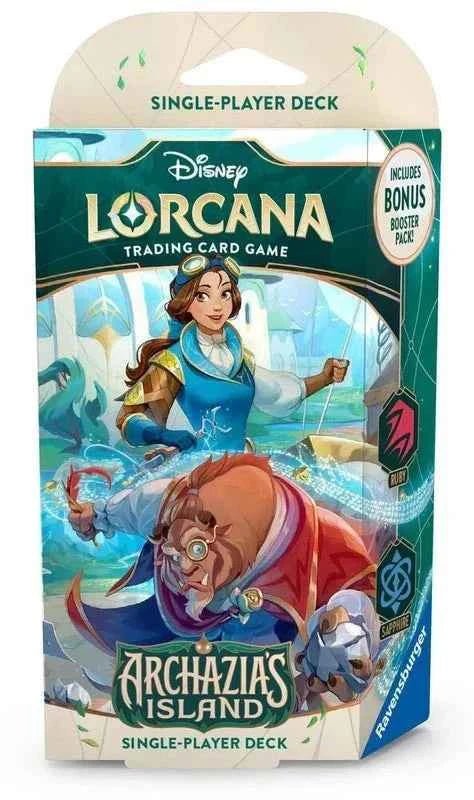 Disney Lorcana: Archazia's Island Starter Deck (Ruby and Sapphire) - CardVault Store