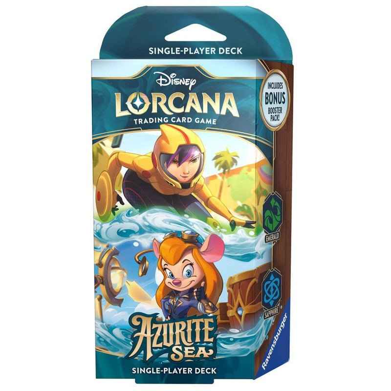 Disney Lorcana: Azurite Sea Starter Deck (Emerald and Sapphire) - CardVault Store