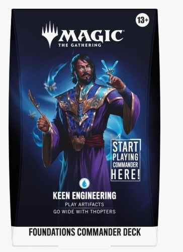 Magic The Gathering: Foundations Commander Deck (Keen Engineering) (PRE-ORDER) - CardVault Store