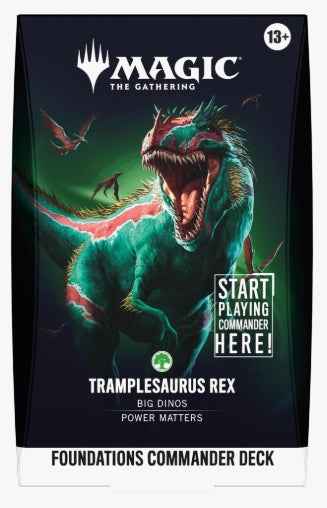 Magic The Gathering: Foundations Commander Deck (Tramplesaurus Rex) (PRE-ORDER) - CardVault Store