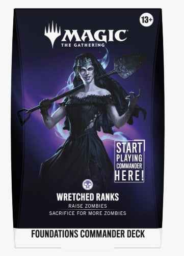 Magic The Gathering: Foundations Commander Deck (Wretched Ranks) (PRE-ORDER) - CardVault Store