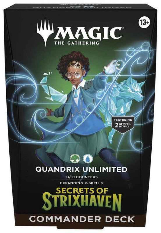 Magic The Gathering: Secrets of Strixhaven Commander Deck (Quandrix Unlimited) - CardVault Store
