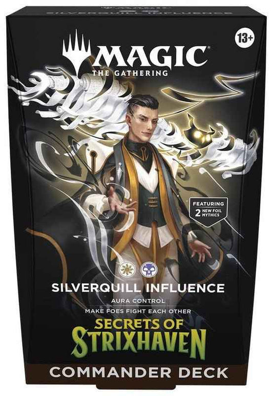 Magic The Gathering: Secrets of Strixhaven Commander Deck (Silverquill Influence) - CardVault Store
