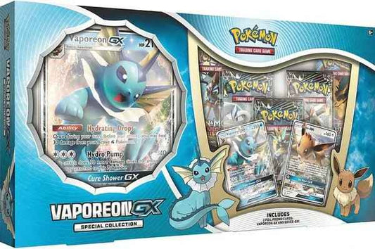 Pokemon Sun and Moon: Lost Thunder Vaporeon GX Special Collection Box