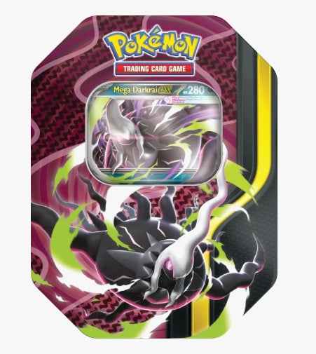 Pokemon TCG: Mega Evolution - Mega Forces Tin (Mega Darkrai EX) (PRE-ORDER) - CardVault Store