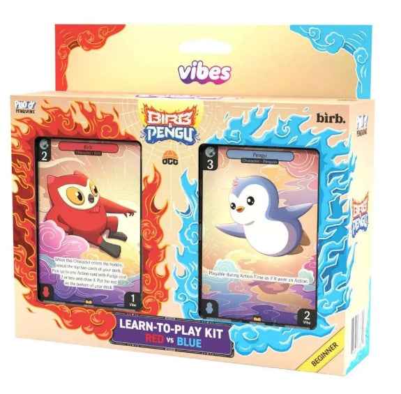 Vibes TCG: Birb and Pengu Starter Kit (Red VS Blue) - CardVault Store